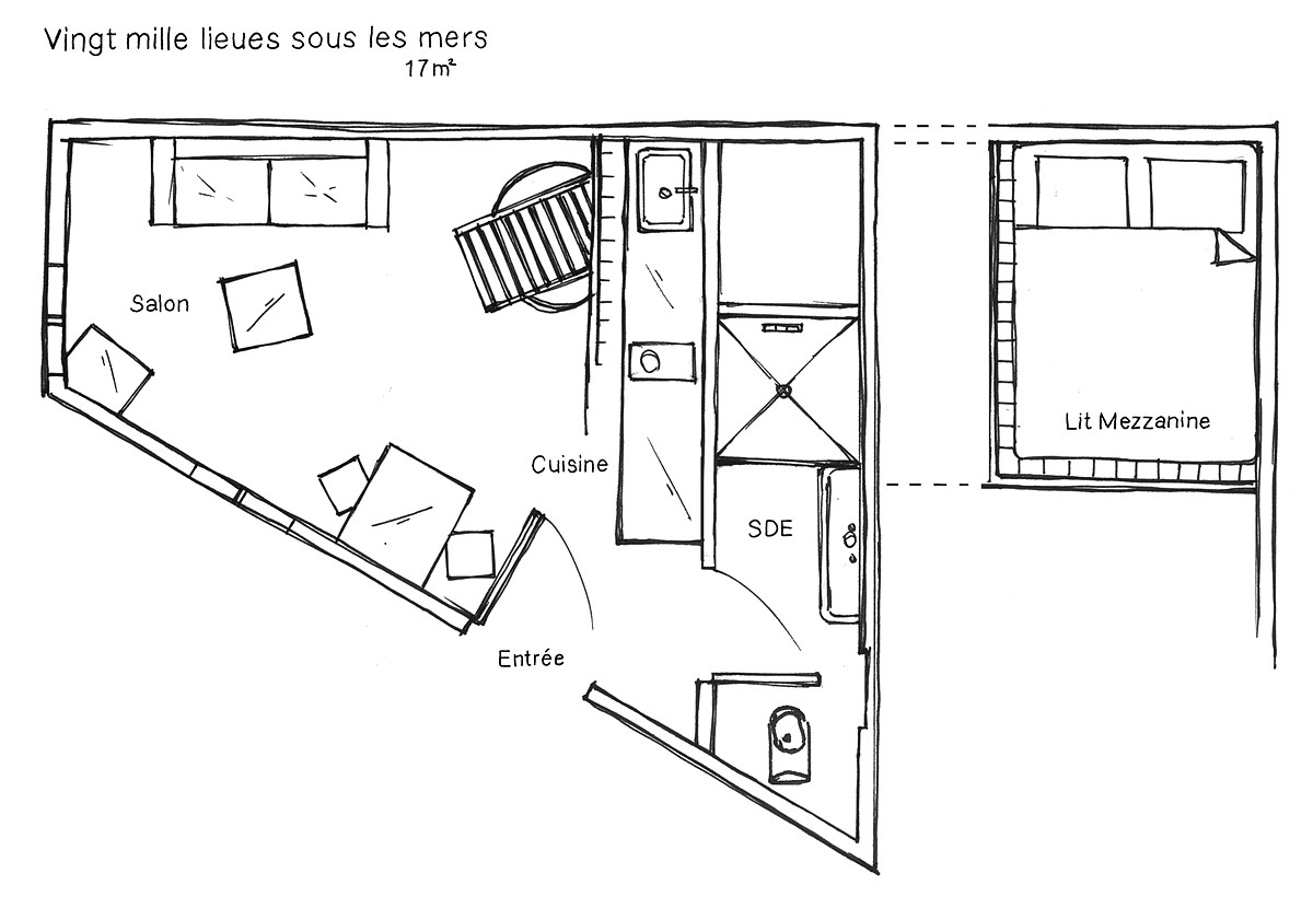 Plan chambre Nantes